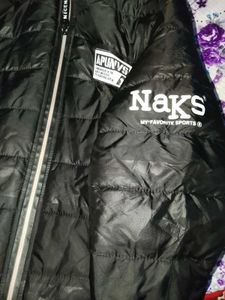 Black Puffer Jacket with Hood