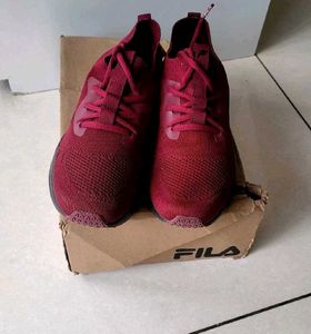 Fila Red Running Shoes