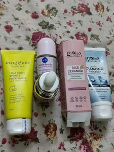 Skincare Bundle - Dot & Key, Nivea & Globus