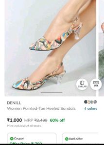 Colorful Slingback Heels