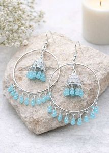 Hoop Jhumka Earrings