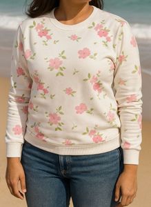 Floral Print Sweatshirt