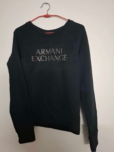 Armani Exchange Black Sweatshirt
