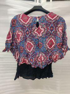 Cape Model Top With Black Inside