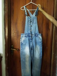 Cute Trendy Denim Dungarees