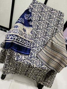 COTTON MIX LINEN DRESS MATERIAL 💙