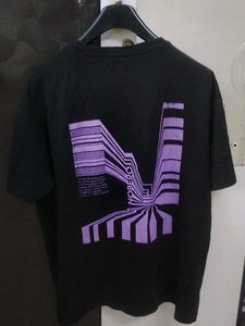 Black Basic T-Shirt Regular boxy fit