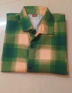 Green & Yellow Plaid XXL Shirt