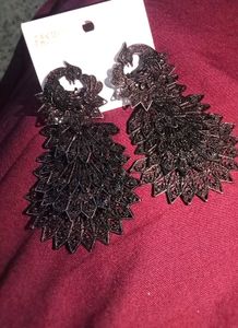 Peacock Dangle Earrings