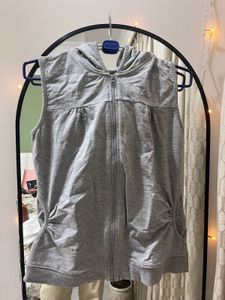 DJ&C Sleeveless Zip Hoodie