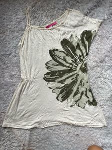 Y2K Floral Print Top