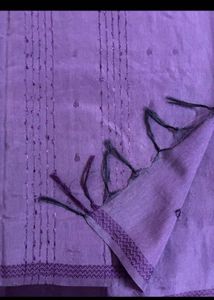 Used Semi Tissue Silk Saree