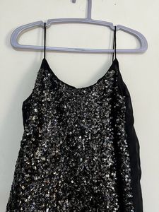 Black Shimmer Top