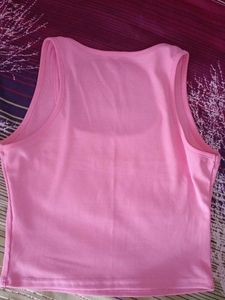 Pink Crown Wings Tank Top