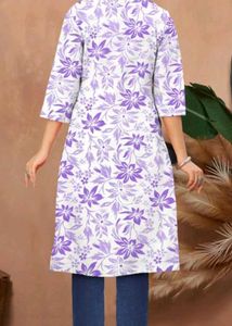 Floral Print Kurta