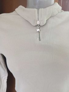 Grey Long Sleeve Top