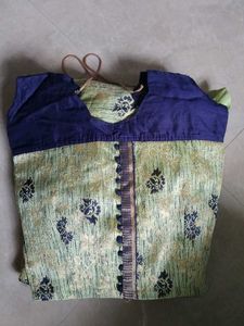 Embroidered Button-Down Tunic