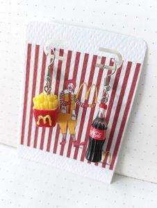 Mc Fries &amp; Coke Earrings