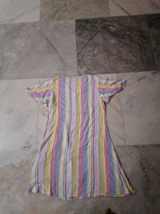 Striped Shirt Dress