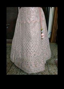 Elegant Light Pink Lehenga