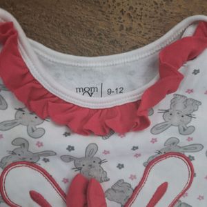 Baby onesie With Matching Headand for 6- 9 month