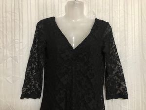 Noisy May Black Lace Midi Dress