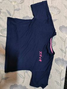 Navy Anime Graphic Tee
