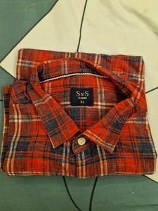 Stylish Red &amp; Blue Plaid Shirt for Men