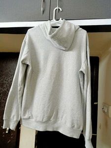 STRIP TEE Grey Hoodie