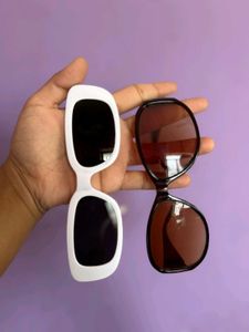 TWO TYPES OF SUNGLASSES ( COMBO )
