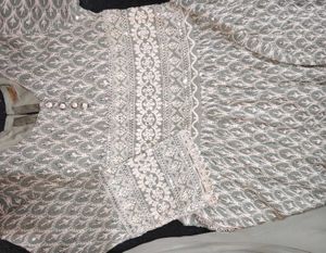 Elegant Grey Embroidered Salwar Kameez