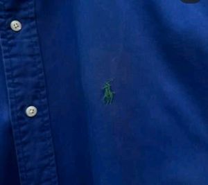Ralph Lauren Blue Button-Down Shirt