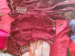 Maroon Lehenga Choli Set