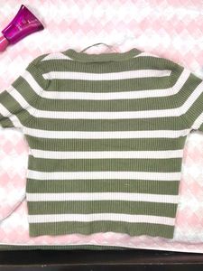 Striped Knit Top