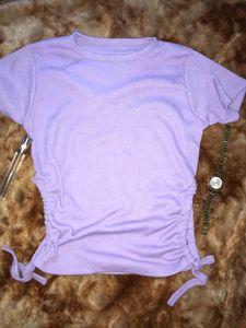Lavender Fitted Top