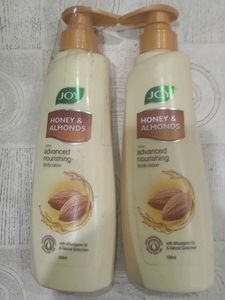 Joy Body Lotion Honey And Almonds 1000ml Pack Of 2