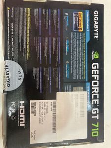 GIGABYTE GeForce GT 710 2GB ddr3_sdram pci_e Memor