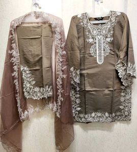 Elegant Embroidered Kurta Set