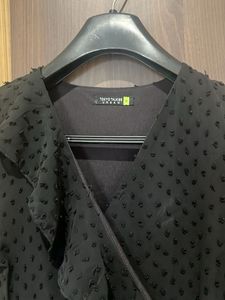 Chic Black Wrap Dress