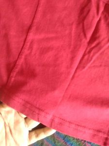Slip-on Expandable  Red Blouse