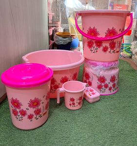 6-Piece Printed Bathset