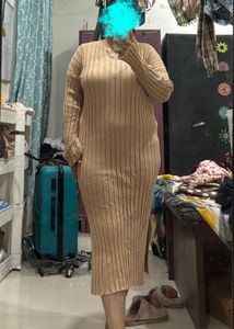 Ribbed Knit Bodycon Dress