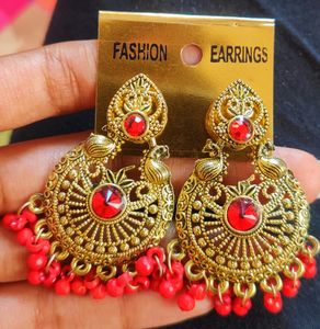 Red Jhumka