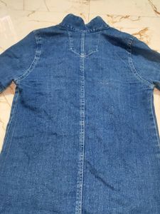 Blue Plain Ladies Stylish Denim CoatBlue Plain Ladies Stylish Denim CoatBlue Plain Ladies Stylish Denim CoatBlue Plain Ladies Stylish Denim Coat