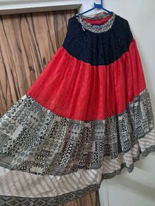 Boho Tiered Maxi Skirt