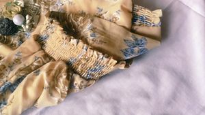 Round Neck Puff Top For Chotttu Girls