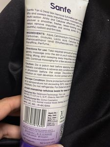 Sanfe Instant Tan Removal Exfoliating Gel