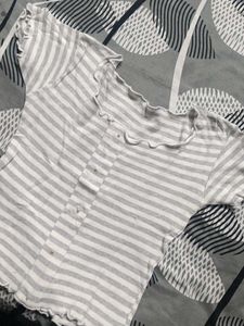 Striped Crop Top