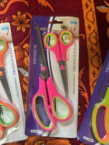 One Pair Of 2 Pcs Big N Small Stainless Steel Scis
