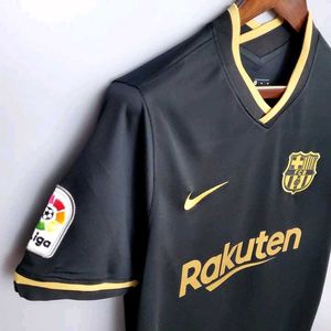 NIKE BARCELONA 2020/21 RETRO BLACK GOLDEN JERSEY